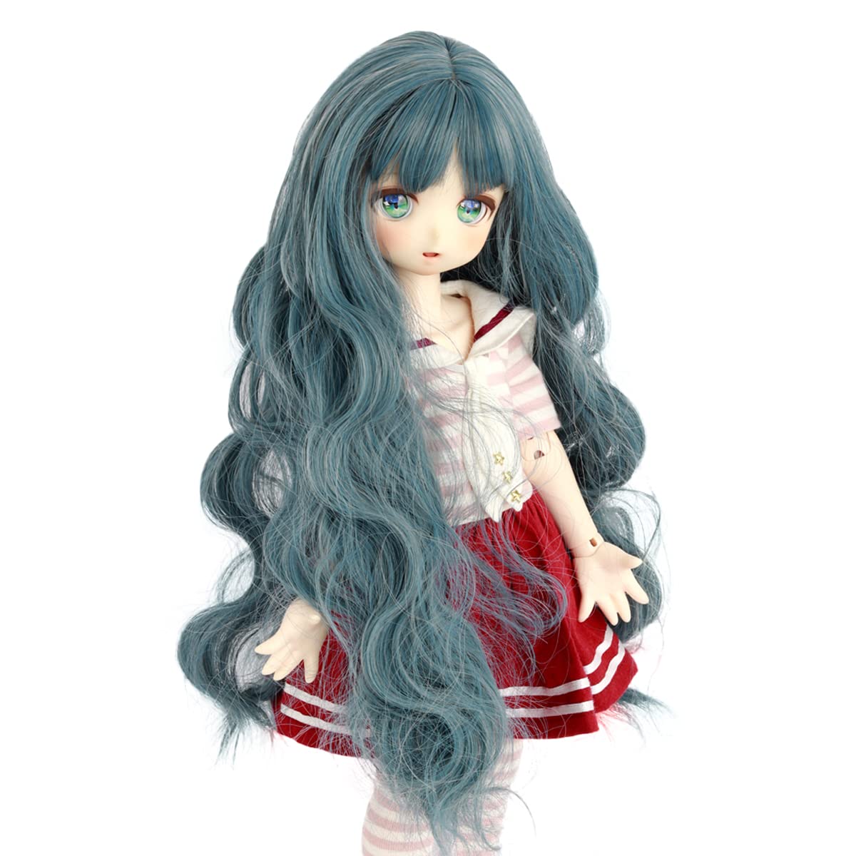 Amazon | ドール ウィッグ ドール用 1/3 BJD人形髪 耐熱 ロング カール