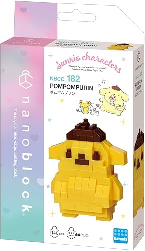 Miniatura 4 de nanoblock - Sanrio - Pompompurin ver. 2, Kit de construcción de la serie Colección de Personajes