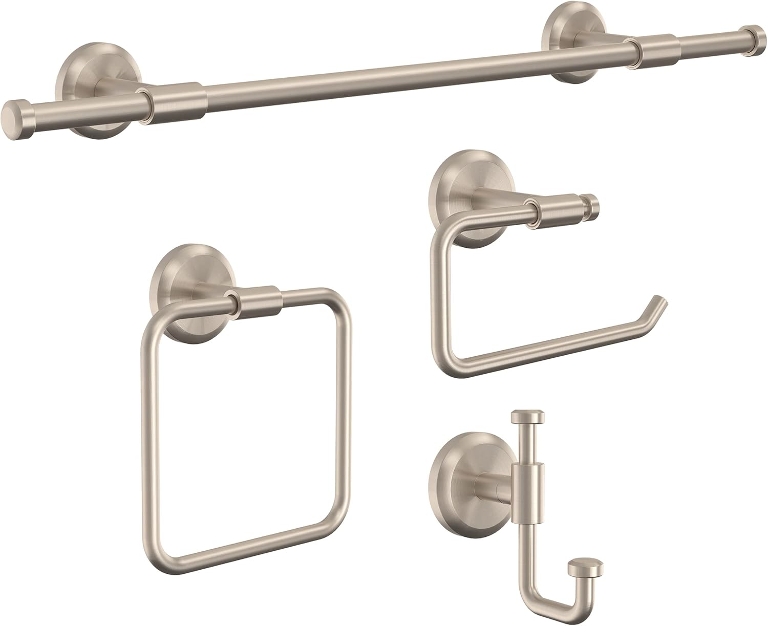 DELTA FAUCET WSD24-BN Westdale 24 in. Wall Mount Towel Bar Bath Hardware Accessory in Brushed Nickel
