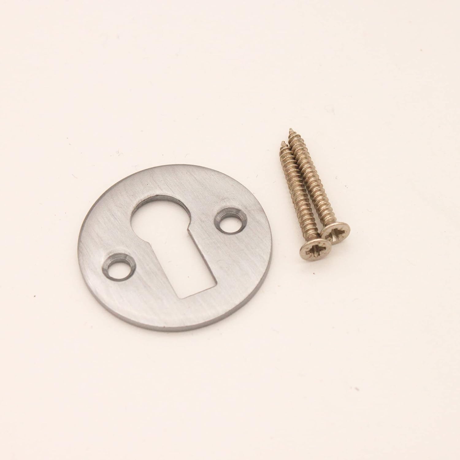 Victorian Standard Profile Open Key Hole Door Lock Plate Cover