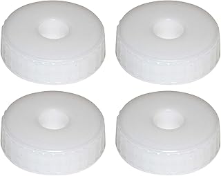 KCHEX DRILLED AIRLOCK CAPS 4 38/400 FOR BEER WINE FERMENTERS & ONE 1 GALLON GLASS JUGS