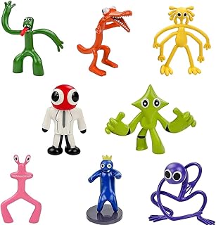 VMOTA 8 Pcs Rainbow Colorful Friends Figures, Rainbow Colorful Friends Collection Doll Set, Rainbow Colorful Friends Gaming Action Figures, Rainbow Colorful Friends Figures Also Great Gift For Child