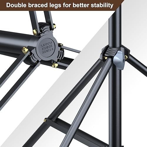 Miniatura 7 de LINCO Lincostore Zenith - Juego de 2 soportes de luz para estudio fotográfico (9 pies) para HTC Vive VR, vídeo, retrato y fotografía de producto