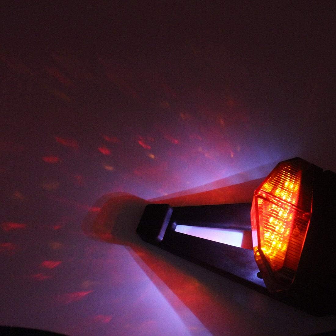 Rear Fender Mount Red LED Tail Light Brake Stop Lamp Turn Signals License Plate Light for Motorcycle Custom Off-Road Dirt Bike