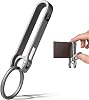 FEGVE Titanium Key Belt Clip Keychain Clip for Men, Belt Loop Key Ring Chain Holder Key Hook for Pants Purse