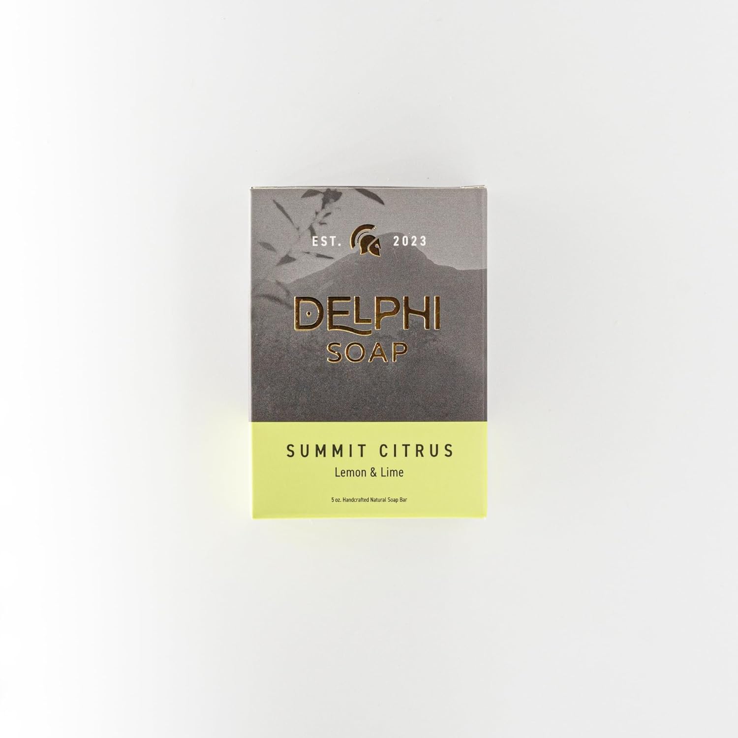 DELPHI Soap Men's Natural 5 oz Moisturizing Bar Soap Made from Natural Oils - Mountain Man 3 pack - Exfoliating - Mountain Ascent, Summit Citrus and new Horizons 3 Bundle