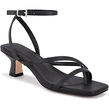 Juliet Holy Womens Strappy Sandals Kitten Heel Open Toe Slingback Ankle Strap Wedding Party Summer Heeled Sandals