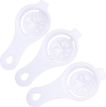 Egg Separator Egg Yolk White Separator Egg White Separator Egg Whites Strainer Filter Divider Egg Separator Tool Kitchen Baking Gadget 3