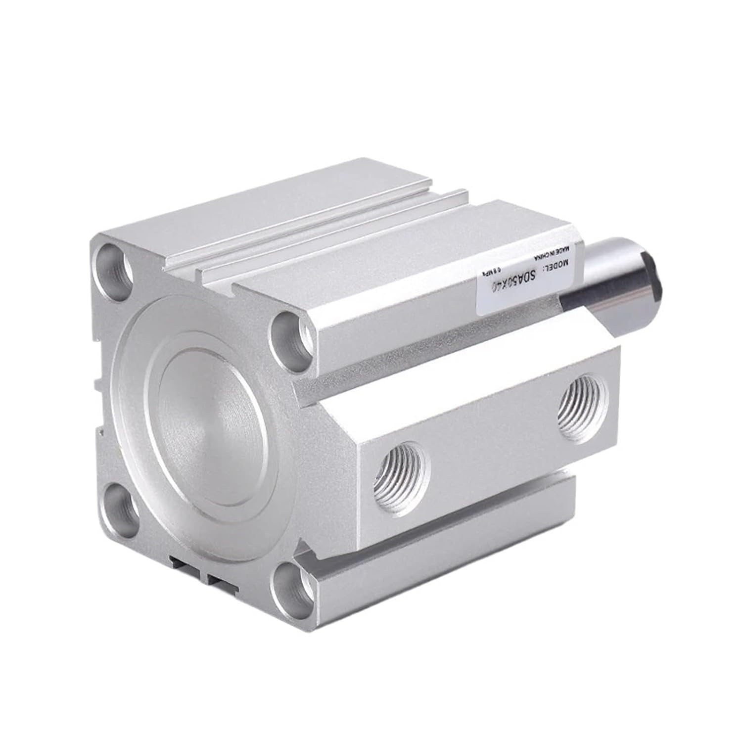 1pcs SDA Series Bore 16 20 25 32 40 50 63mm to 5 10 15 20 25 30 35 40 45 50mm Stroke Cylinder Pneumatic Compact(Stroke 5mm,Bore 20mm)