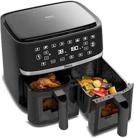 Air Fryer Philco 10L Cesto Duplo 2000W PAF10A 220V