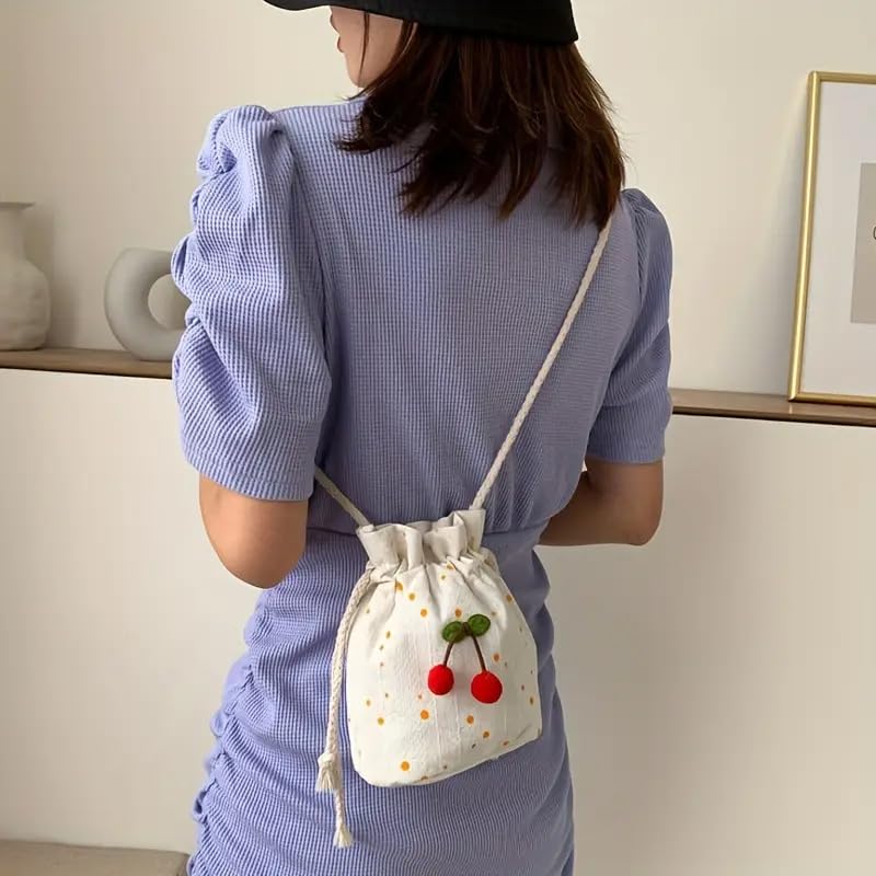 Casual Shoulder Bag for Women, Large Capacity Knitted Tote Bag with Heart Design, Perfect for Everyday Use, Tote Bag