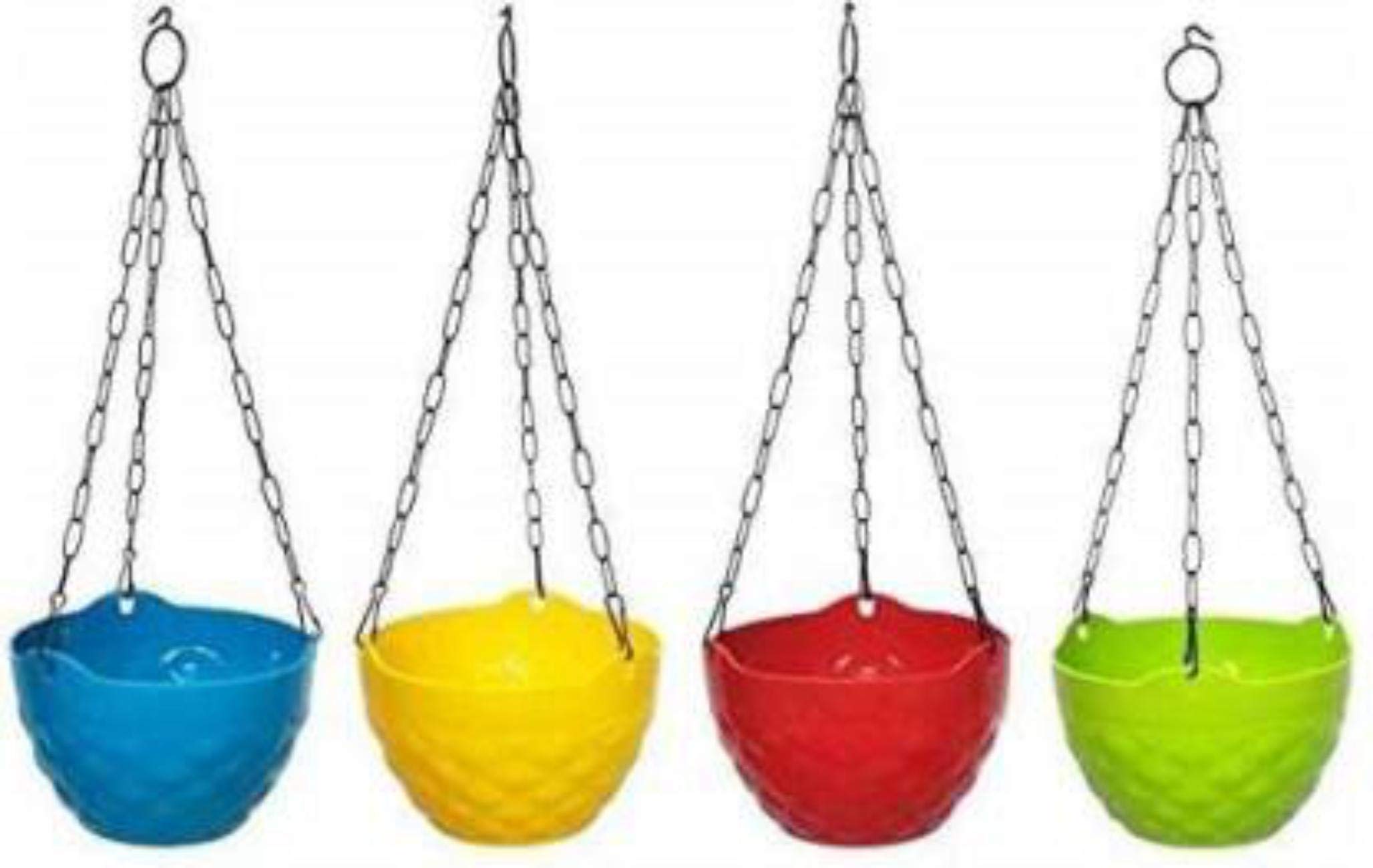 GTB Diamond Garden Hanging Flower Pot Plant Container Set (Plastic) -fp-03-3 PC -Pack of 3 (B0841GCT7F) Amazon Price History, Amazon Price Tracker