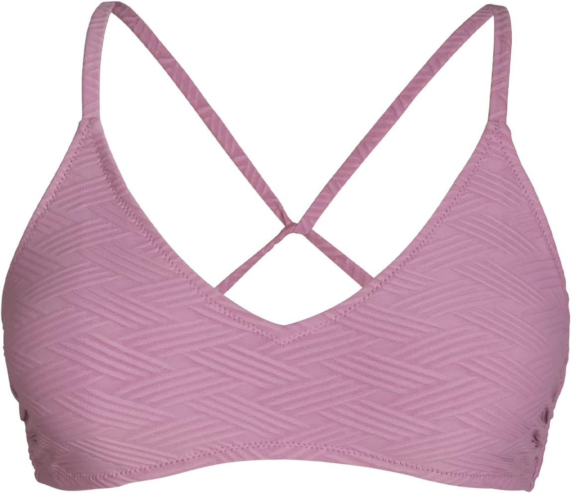 CUPSHE Bikini Top for Women Bathing Suit Criss Cross Self Tie Spaghetti Straps V Neck - Image 4