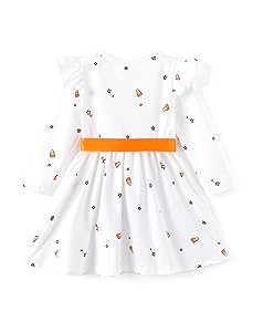 Disney Princess Frozen Elsa Minnie Mickey Stitch Ruffle Sleeve Dress A Line Long Sleeve Kids Clothes Baby to Toddler