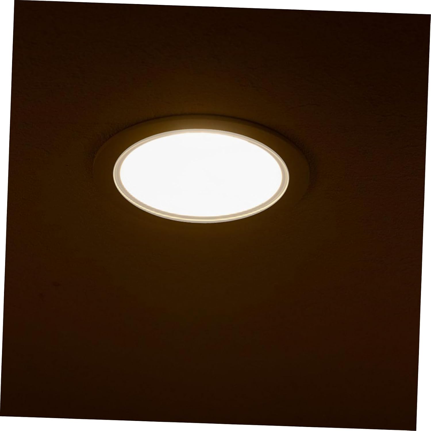 4PCS 135mm Light Diffuser Covers Anti-Glare Plastic Lamp Shades for Recessed Lighting Accessories in Bedroom and Living Room