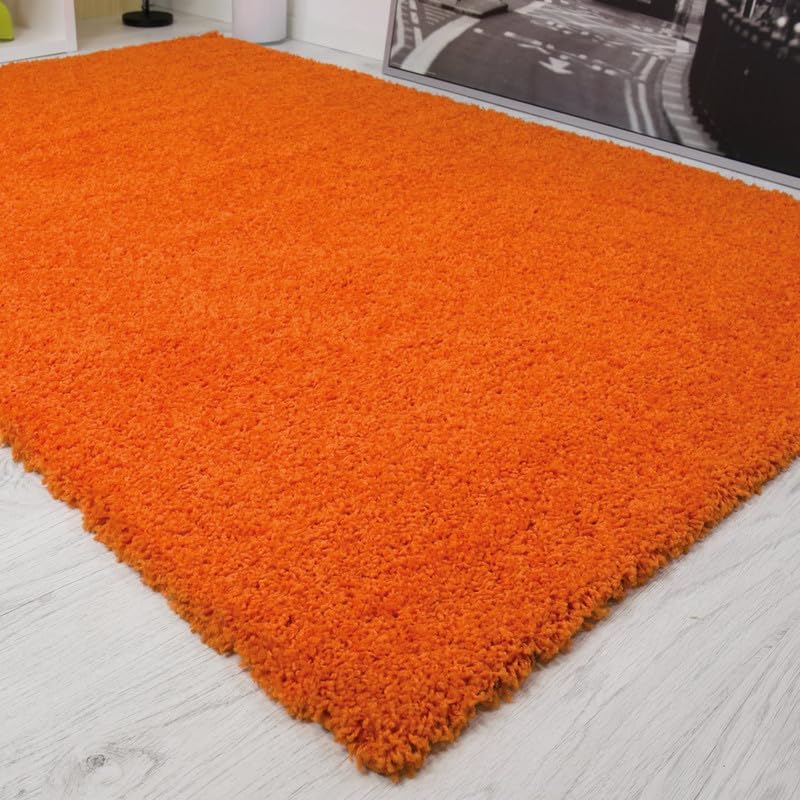 Image of zia carpets Cozy Soft Shaggy Non Slip Carpet for Home Decor Aesthetic Rugs with 2.5 inch Thikness Size 5x7 feet