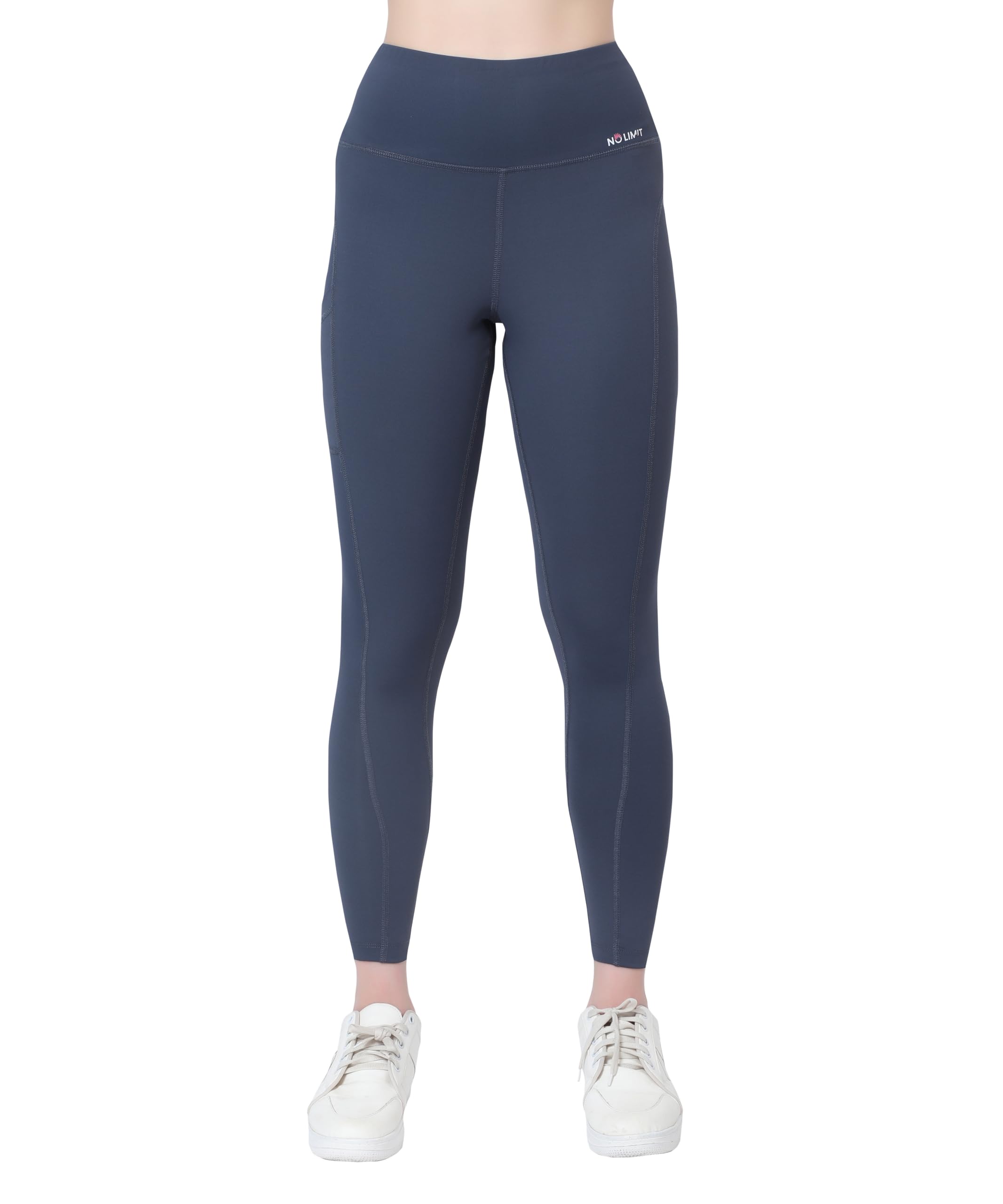 glamoras Women’s Polyester Spandex High Waist Gym Leggings with Side Pocket, 4-Way Stretch, Squat-Proof, Moisture-Wicking Workout Tights for Running, Gym, Fitness, Training, Yoga & Activewear-picture-17