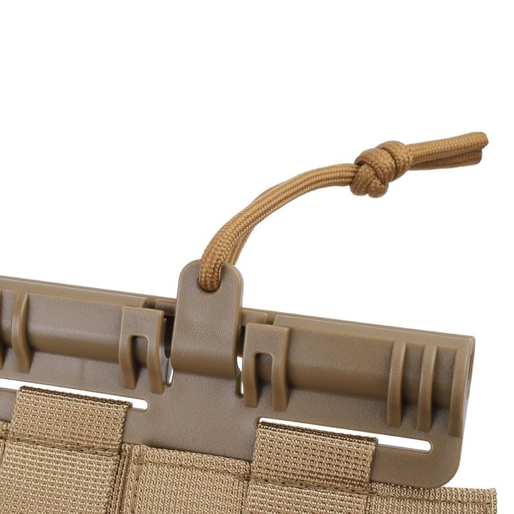 MiOYOOW Sgancio Rapido per Gilet, Set di Fibbie per Rimozione di Gilet 1000D Molle con Chiusura a Gancio e Anello per JPC NCPC