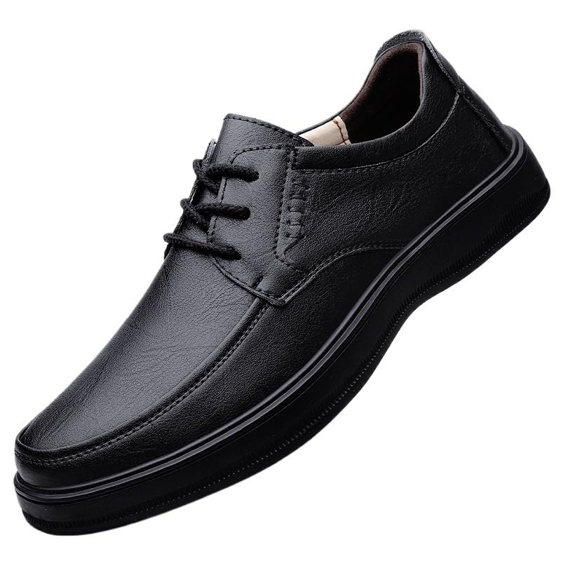Shoes Dress Oxford for Men Men's Oxford Lace Up Casual Loafers Business Trendy Leather Dress Shoes