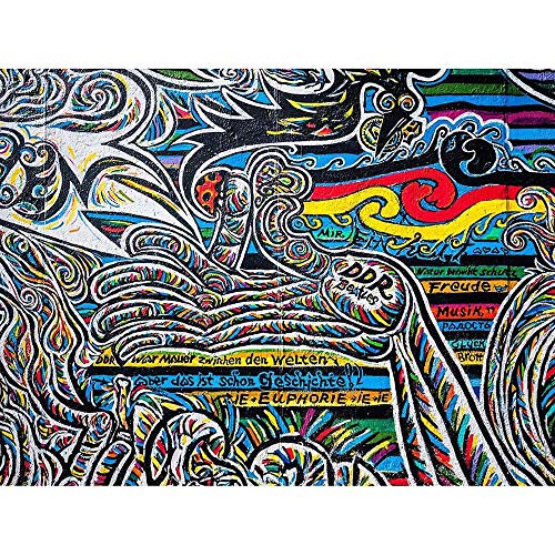 Wee Blue Coo Berlin East Side Gallery Graffiti Unframed Wall Art Print Poster Home Decor Premium