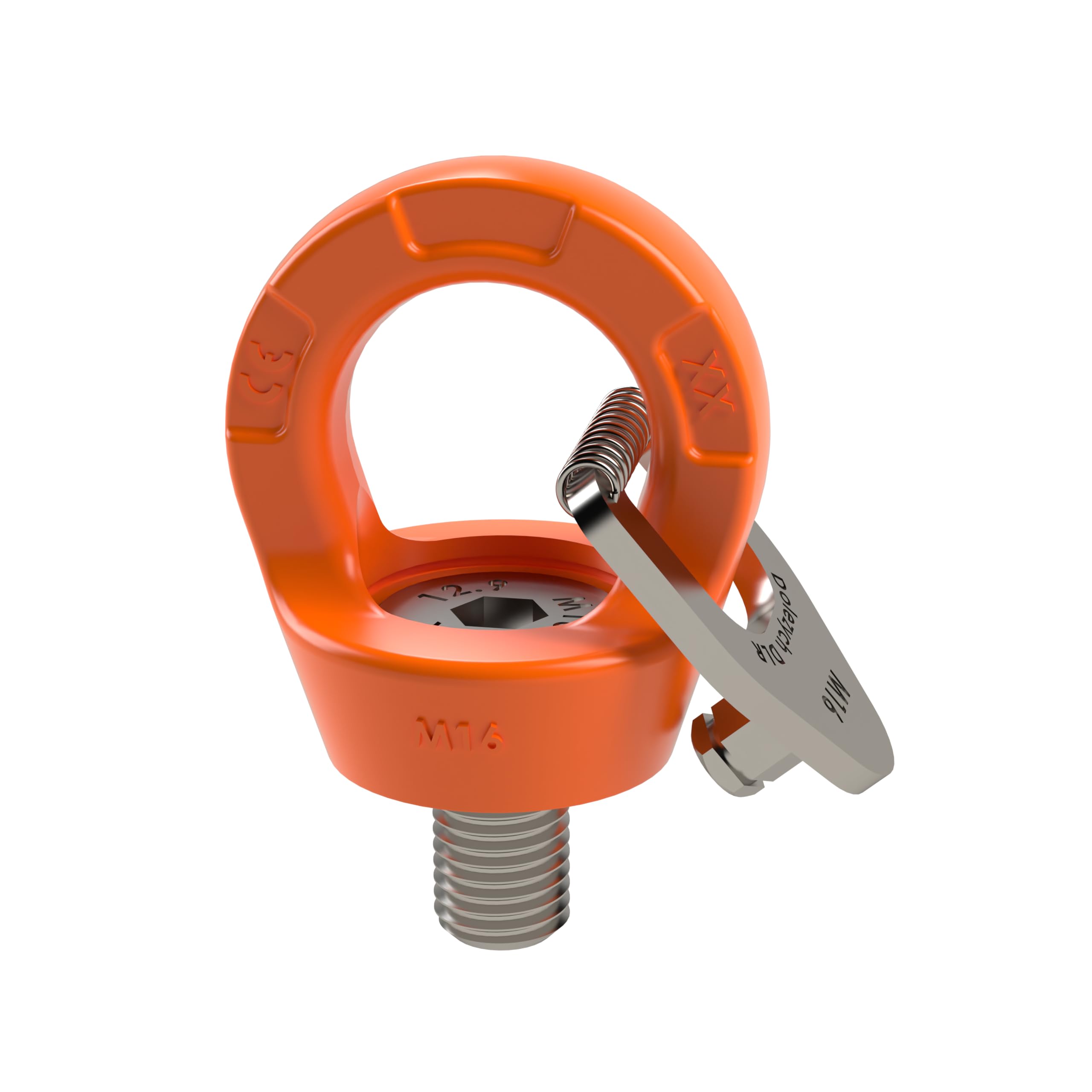 Dolezych Professionell - Vite ad anello con occhio DLR, capacità di carico 4500 kg, filettatura M30 x 45 mm