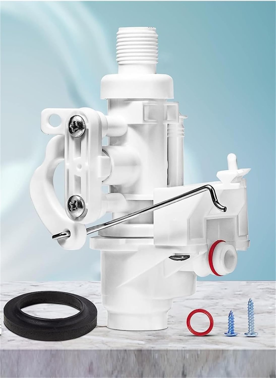 Toilet Water Valve Kit Camper Toilet Water Valve Repair Kit 31688 RV Flush for Parts for Camper Pedal-Flush