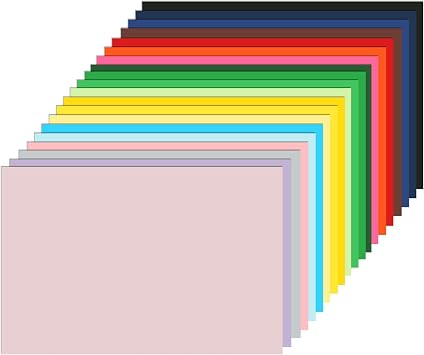 Silunkia 300 Sheets 20 Colors Cardstock 4 x 6 Printer Paper, 250gsm/92lb Heavyweight Recipe Card Stock for DIY Cards Making, Thank You cards, Crafting, Birthday Decorations