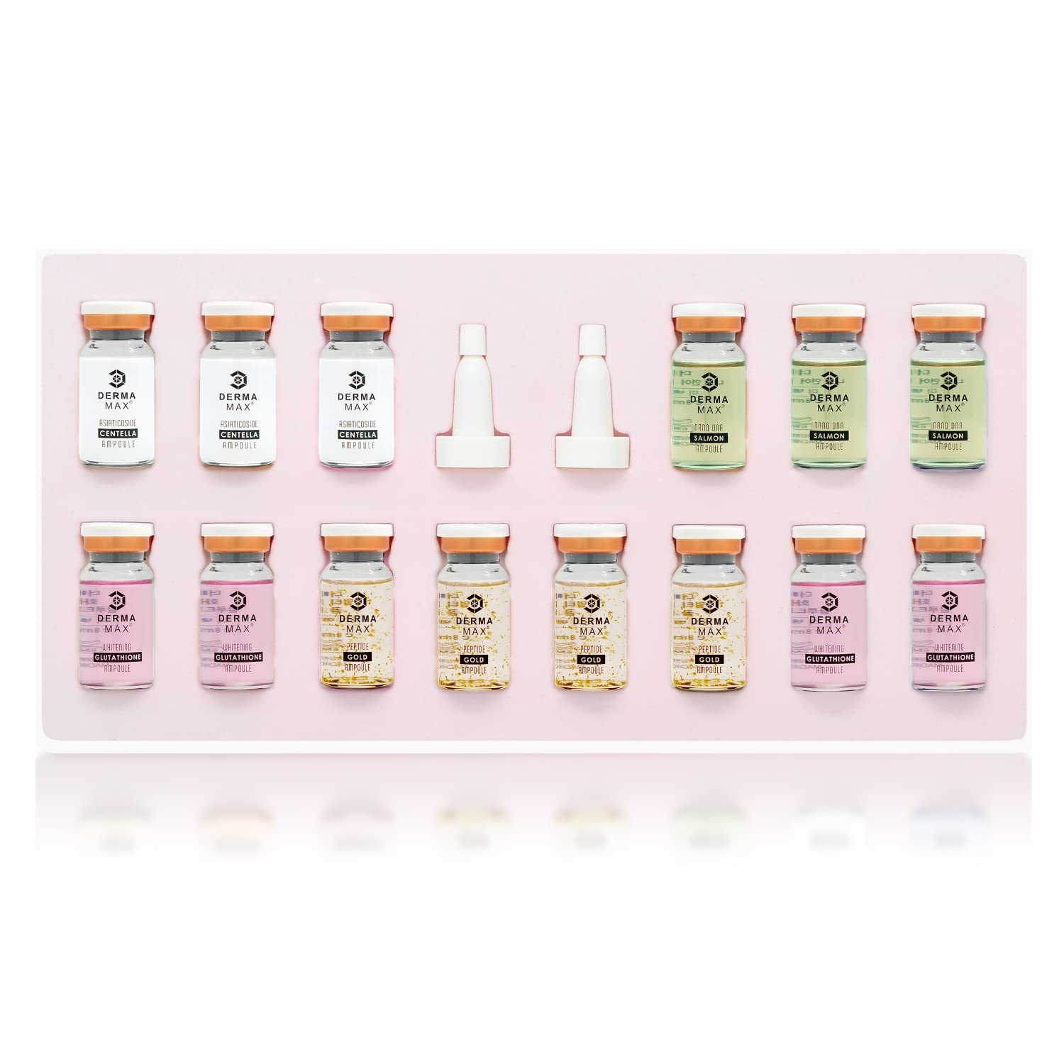 DERMAMAX BB Premium Glow - Special Kit SKIN, 14 Ampullen für BB Behandlung - Ideal für Microneedling & Dermaroller - Intensive Hautpflege & Anti-Aging, für strahlenden Teint - 8ml pro Ampulle