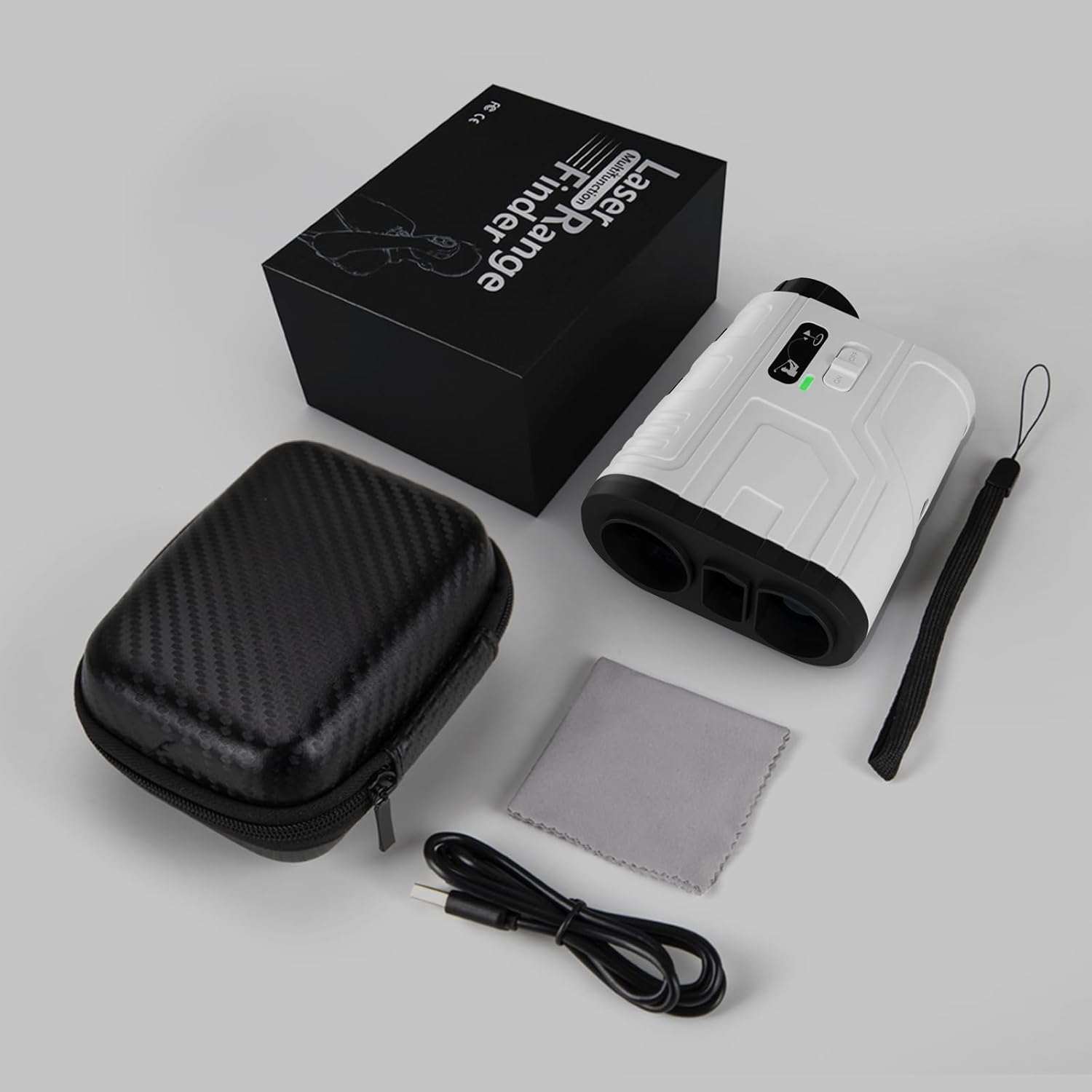 Package contents of MOESAPU F-1000S Range Finder