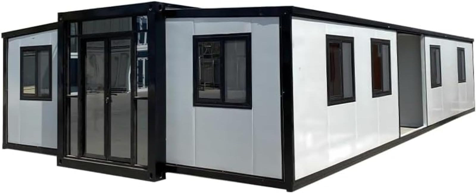 Customizable Folding Prefab House – Expandable Tiny Home for Adults | Portable Mobile Home with 1-3 Rooms, Kitchen & Bathroom | Ideal for Small Families, Storage Sheds & Garden Houses