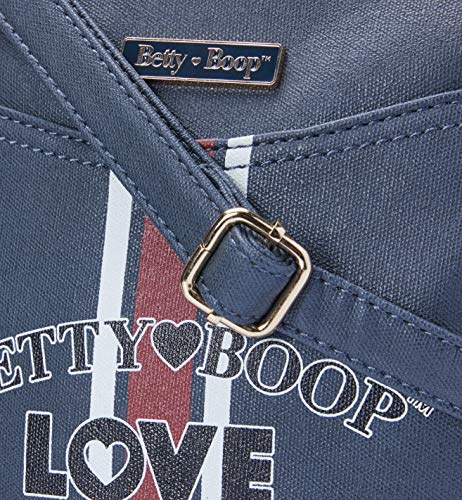 Bolsa Transversal P Betty Boop, Azul, Feminino