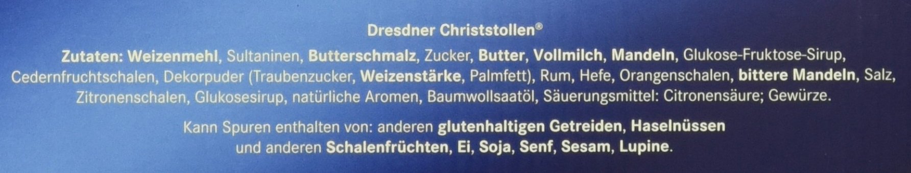 Dr. Quendt Dresdner Christstollen, 1er Pack (1 x 2 kg)