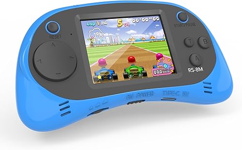 Juegos de mano para niños, videojuego retro de 16 bits con 220 juegos electrónicos HD, LCD de 2.5 pulgadas, juego de viaje portátil, regalos para