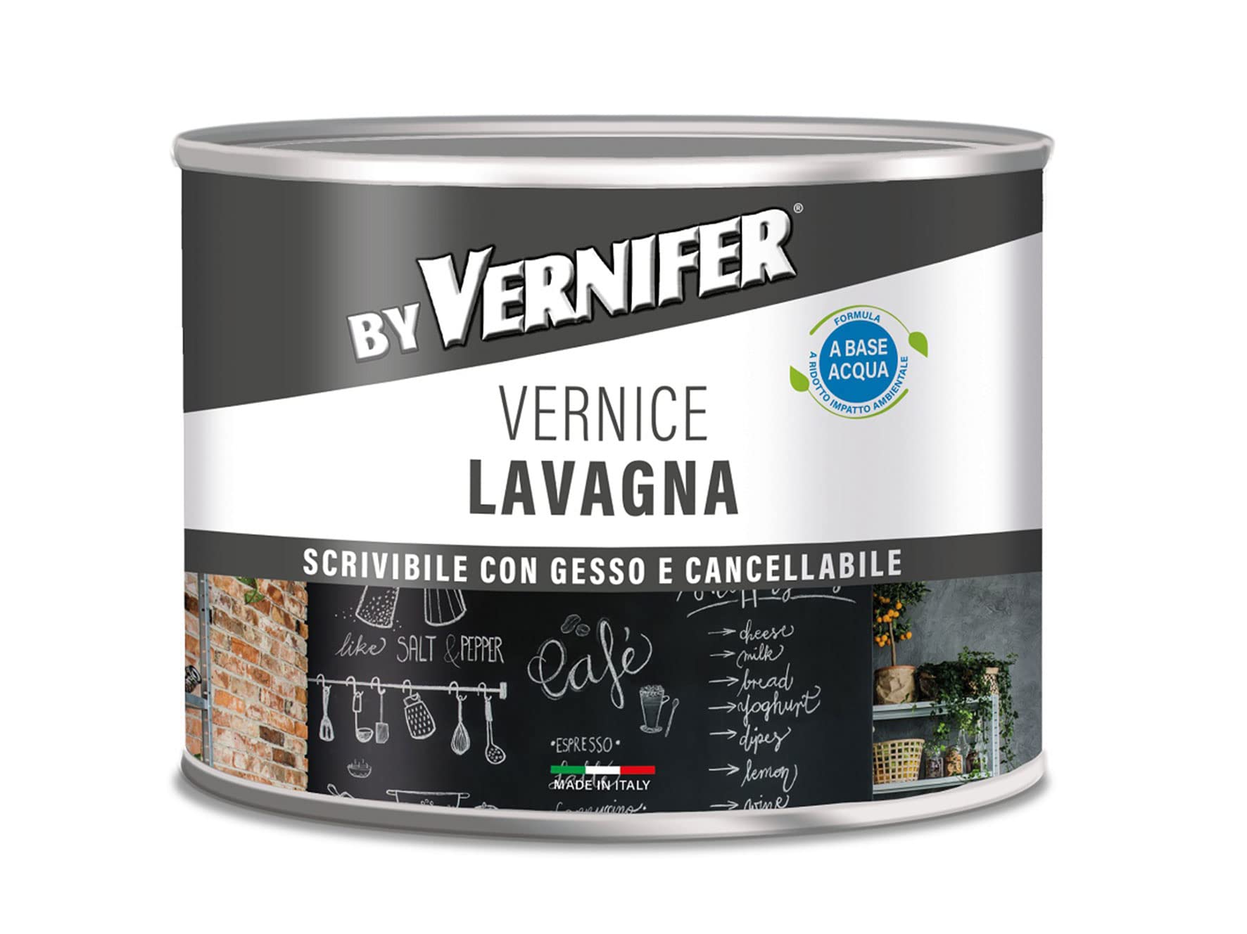 AREXONS Pintura pizarra antracita 500 ml Pintura acrílica al agua Inodoro para pizarra, uso doméstico, aplicable en paredes