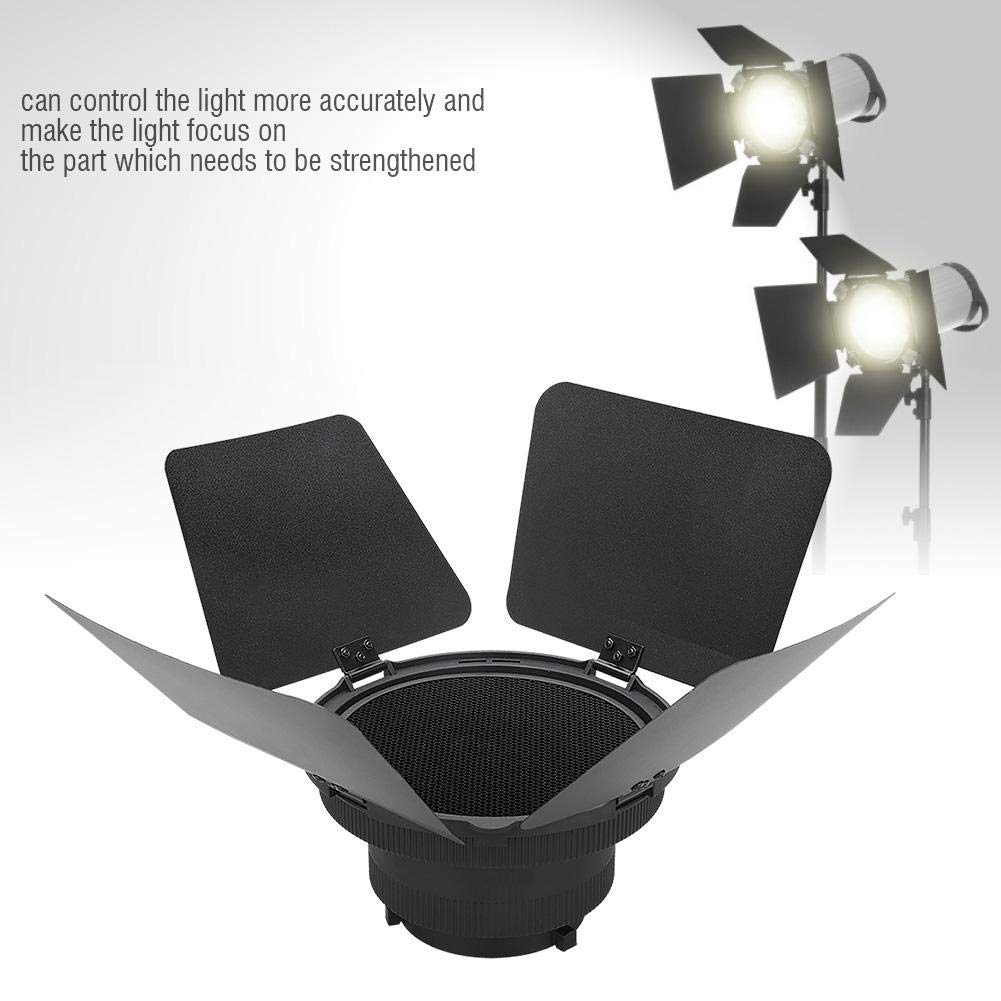 Luz de fotografía VBESTLIFE, Foco de Lente Fresnel Ajustable para luz de Flash de Estudio para Bowens Mount Studio Foco de fotografía de 7 pupara LGadas Luz de Enfoque de Trama de 16,8 cm