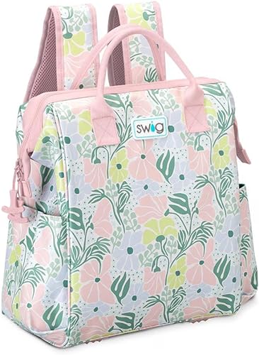 Miniatura 13 de Mochila enfriadora Swig Life Packi, enfriador aislado, bolsa de playa impermeable, 24 latas, enfriadores aislados livianos Nube Nueve,Azul (Blue