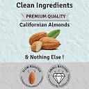 Jus' Amazin Creamy Almond Butter - Unsweetened (500 g) Pack of 2 | 25% Protein | Only Whole Almonds (100% Pure) | Zero Additives | Keto | Plant Based Nutrition | Clean Nutrition gallery image