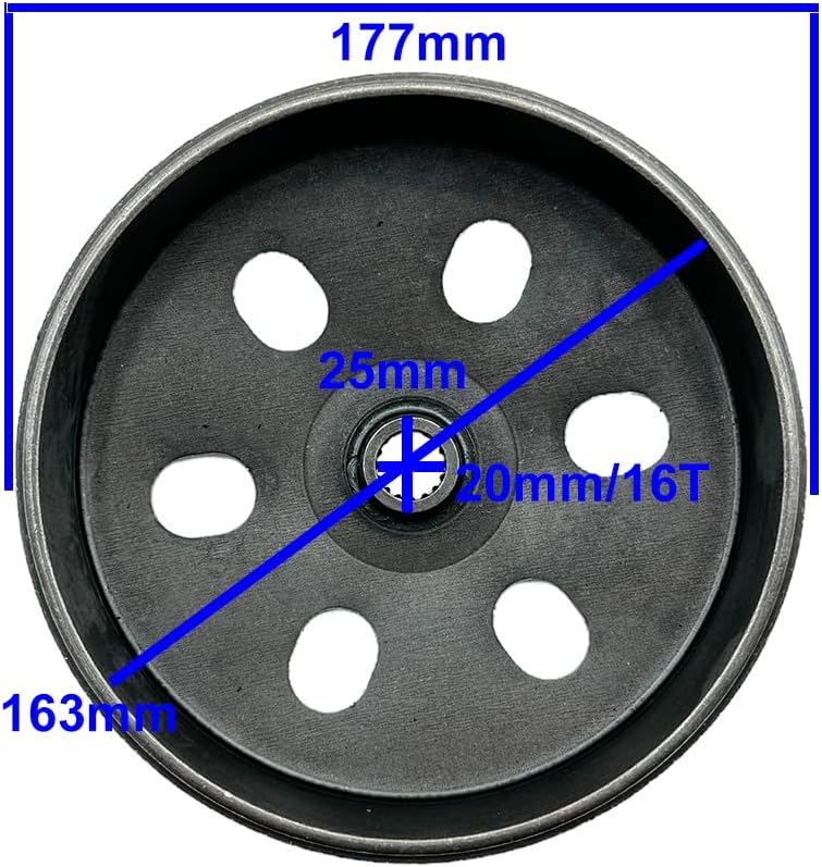 177mm Clutch Bell Housing Comp for Linhai 400cc Bighorn 400 ATV Quad 27459