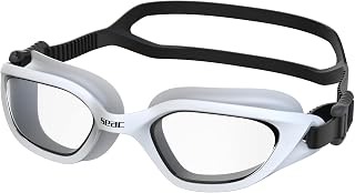 SEAC Mood, Schwimmbrille mit kratzfesten und beschlagfreien Polycarbonat-Gläsern, Silikondichtungen