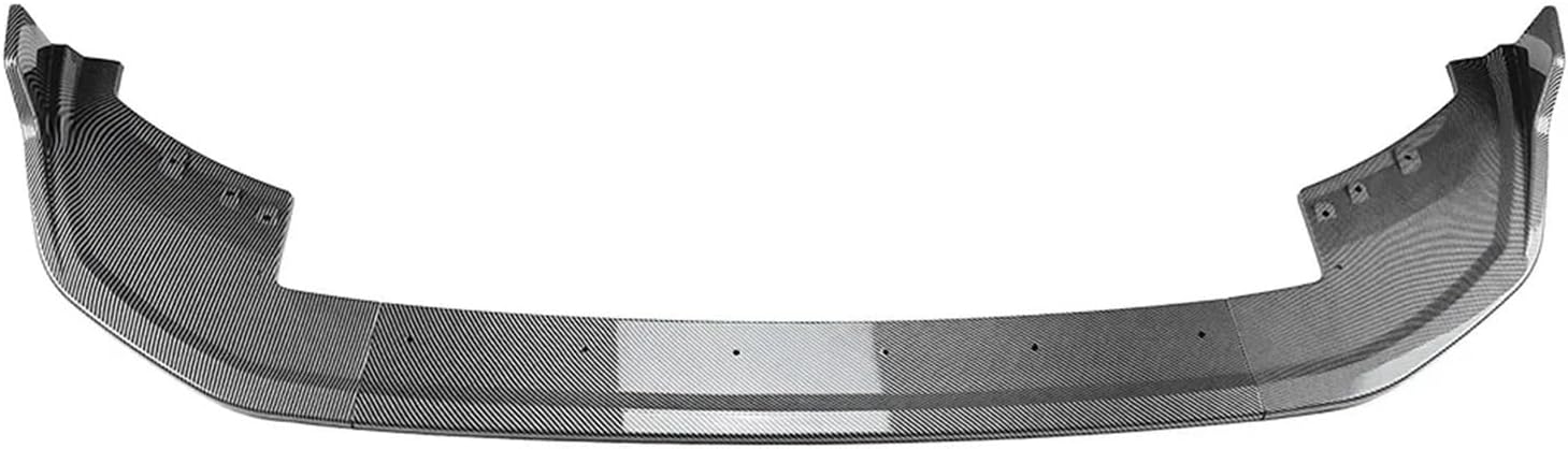 ABS Compatible with BMW X2 U10 M Sport 2023+ Car Front Bumper Lip Spoiler Glossy Black Carbon Fiber Look Body Kit(Bright Black)