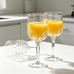 12 Packs Diamond Design Wine Glasses Clear Acrylic Plastic Goblets 12oz Unbreakable Reusable Drinkware Shatterproof Stemware for Red White Wine Cocktails Juice Indoor Outdoor Entertaining