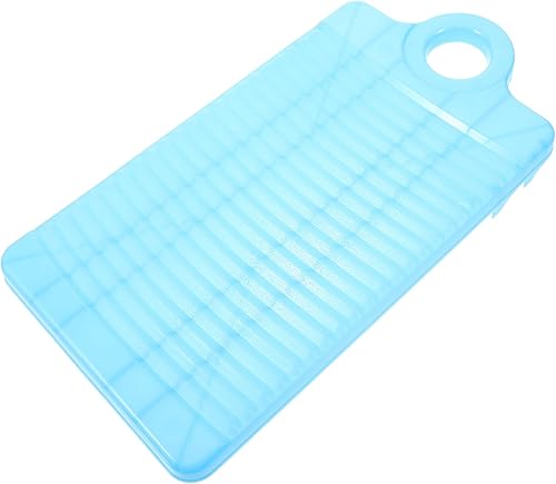 DOITOOL Mini tabla de lavado de plástico, tabla de lavar a mano para lavar ropa, pequeña tabla de lavado para niños, camisas limpias, color lima