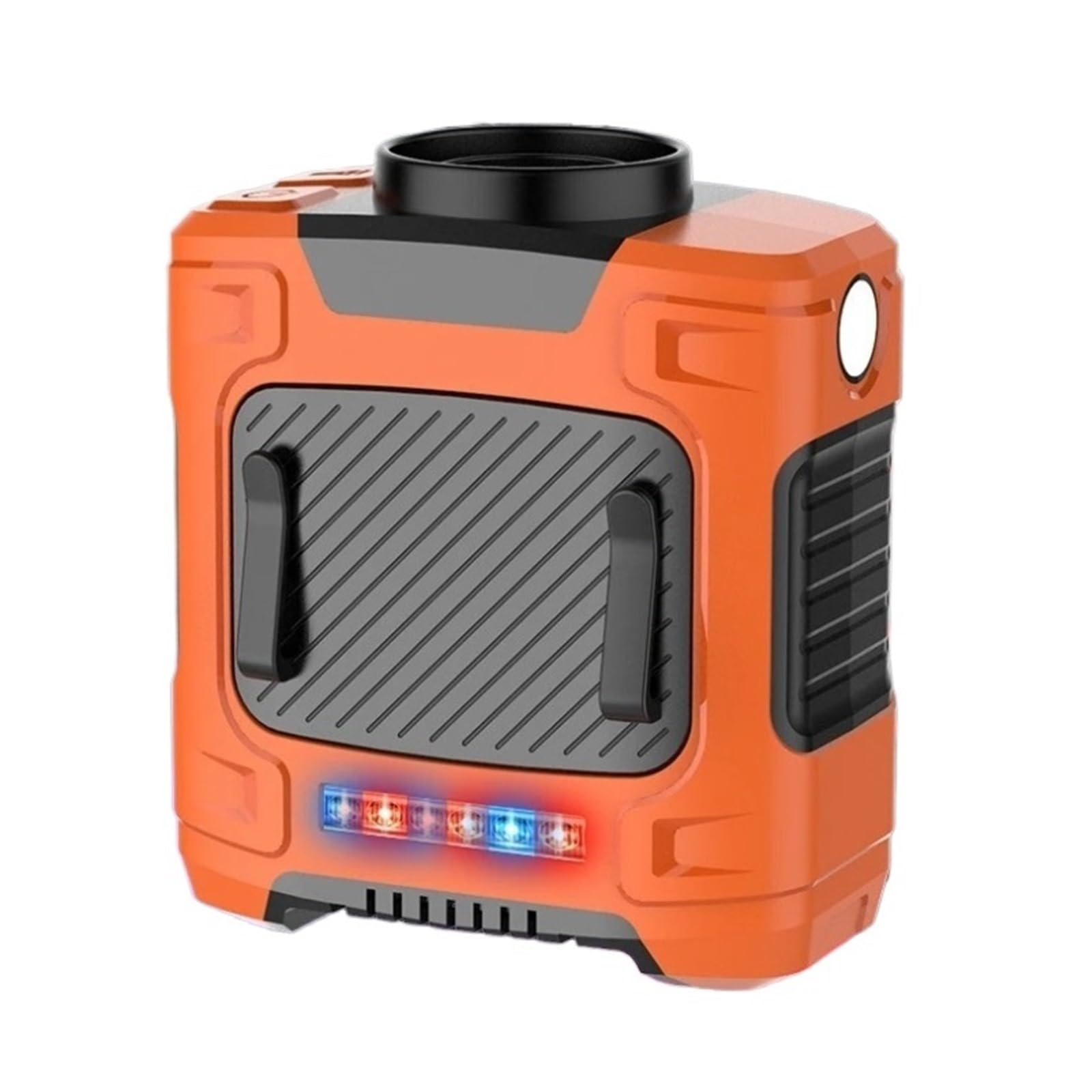 Ventilador de cintura con clip potente de 5W y linterna integrada para exterior