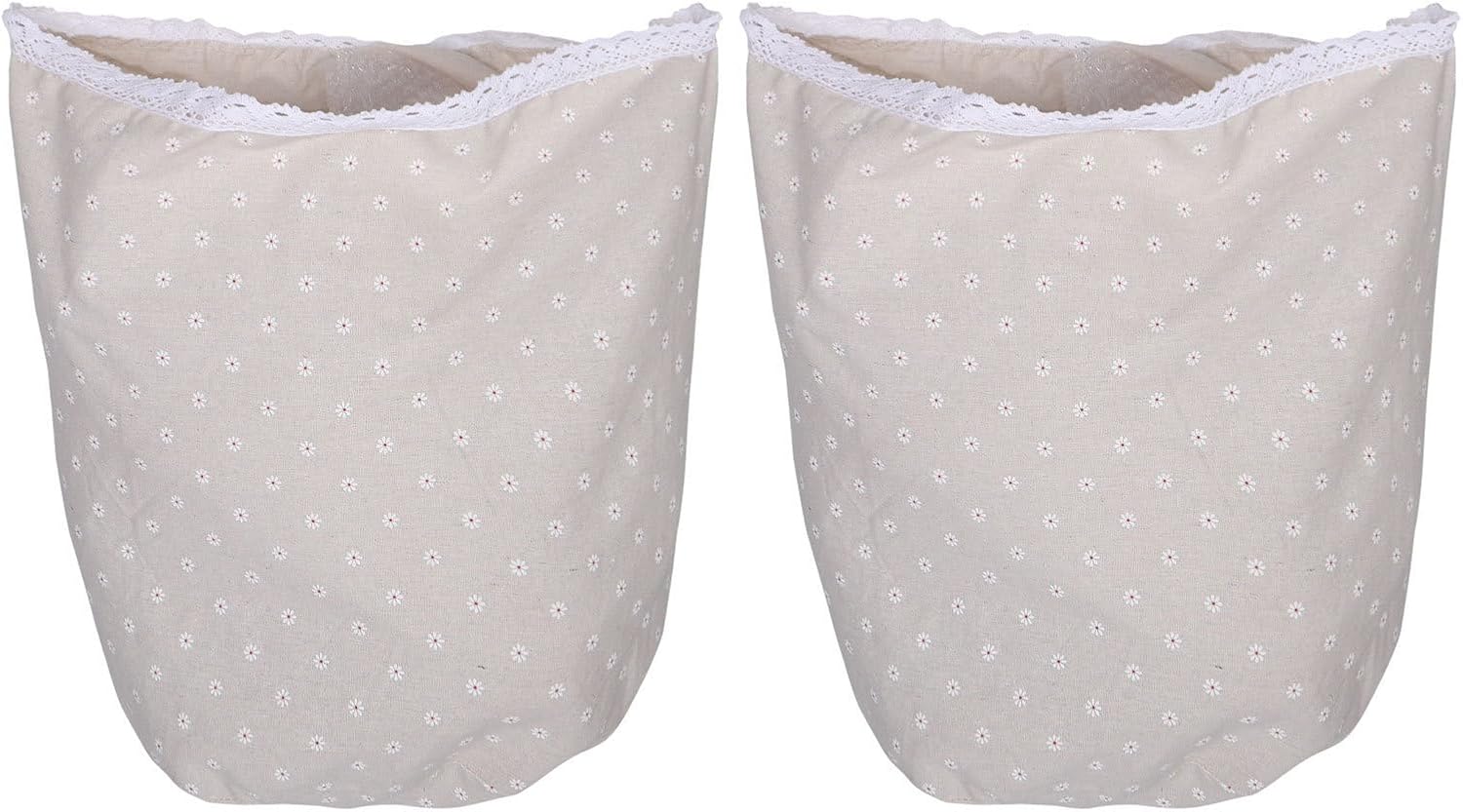 MAGICLULU 2pcs L Laundry Hamper Replacement Fabric Liner for Wicker Baskets, Soft Cloth Material with Classic Rustic Charm, Easy to Replace and Maintain Hygiene, for Busy Households and Home