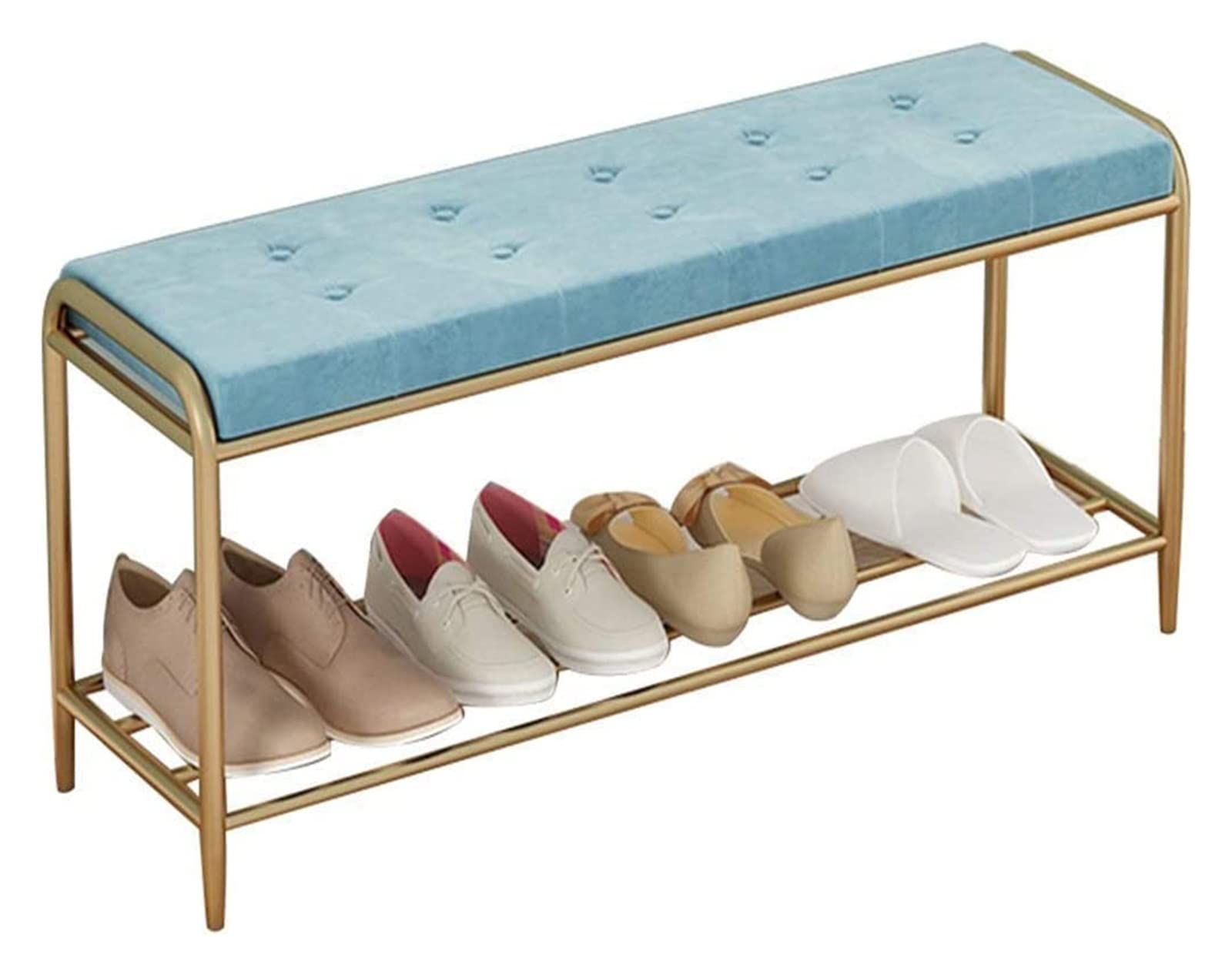 Porte-chaussures avec banc de rangement intégré pour en finir avec le désordre de l'entrée