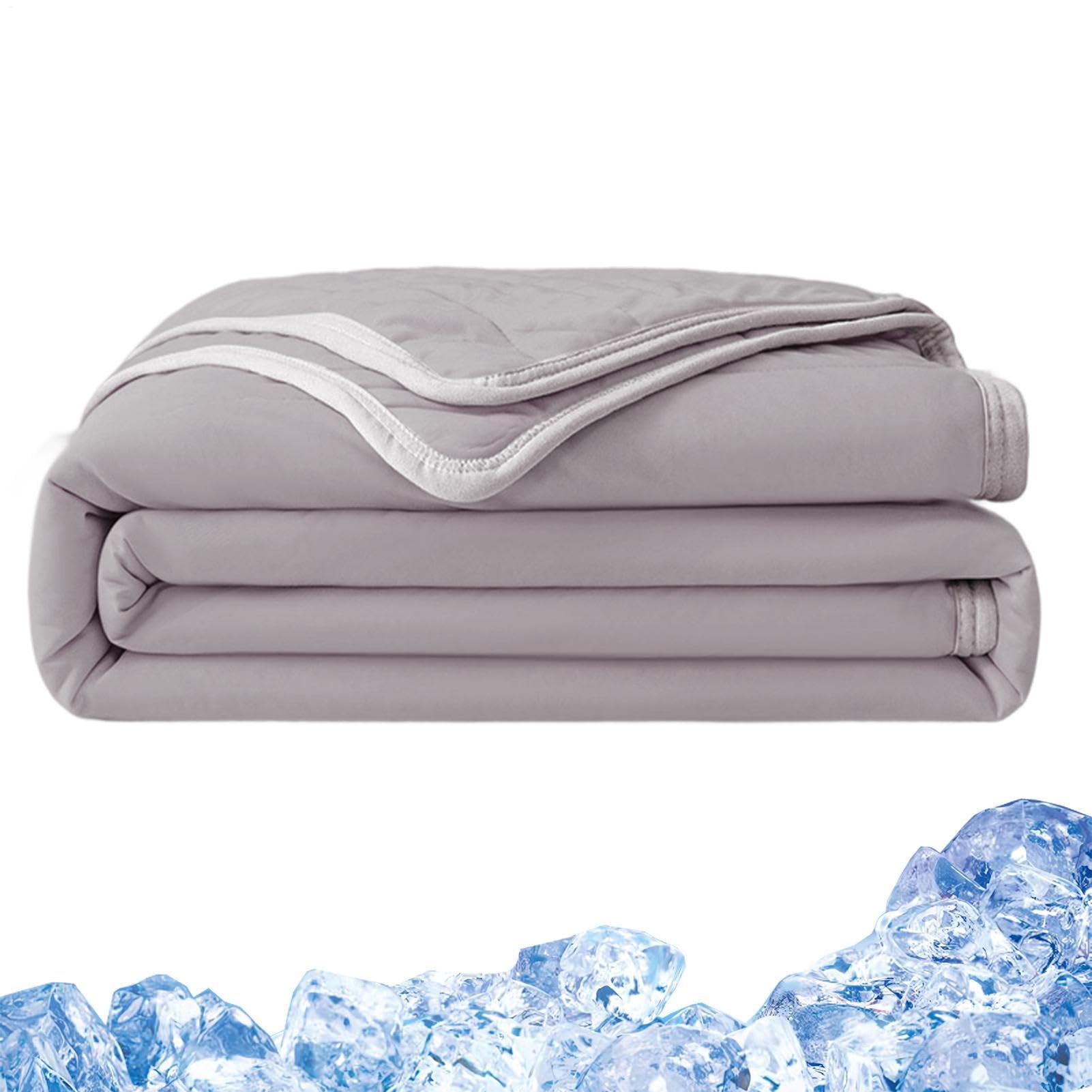 Couverture fraîche double face été légère pour lit adulte et homme