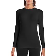 Runhit Womens Long Sleeve Compression Shirt Workout Tops Athletic Base Layer Gym Yoga Running Sports Gear Quick Dry UPF 50+