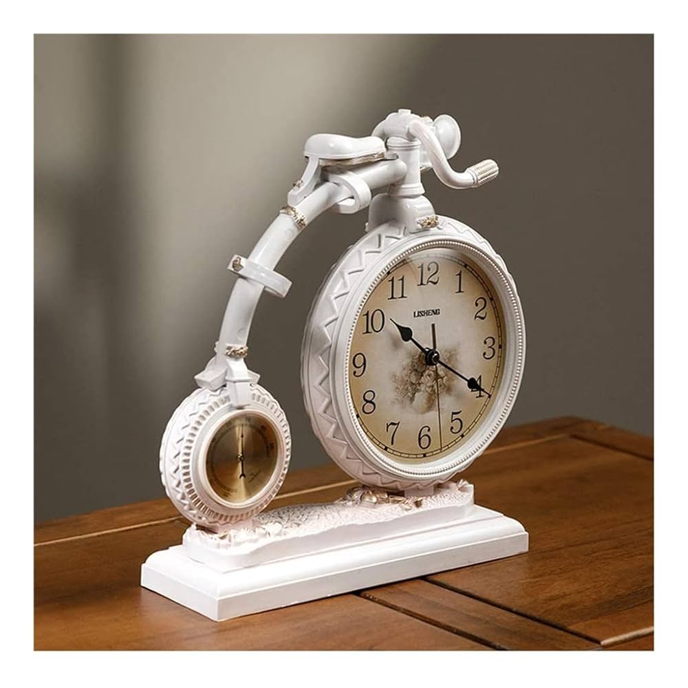 【アンティーク】LISHENG 置き時計&温度計 アンティーク】LISHENG 置き時計&温度計