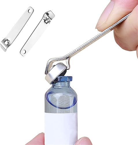 Miniatura 2 de 2 unidades abridor de botellas, barman antipérdida, retráctil, removedor de tapas de botellas, camarera, abridor de botellas plano, llavero para