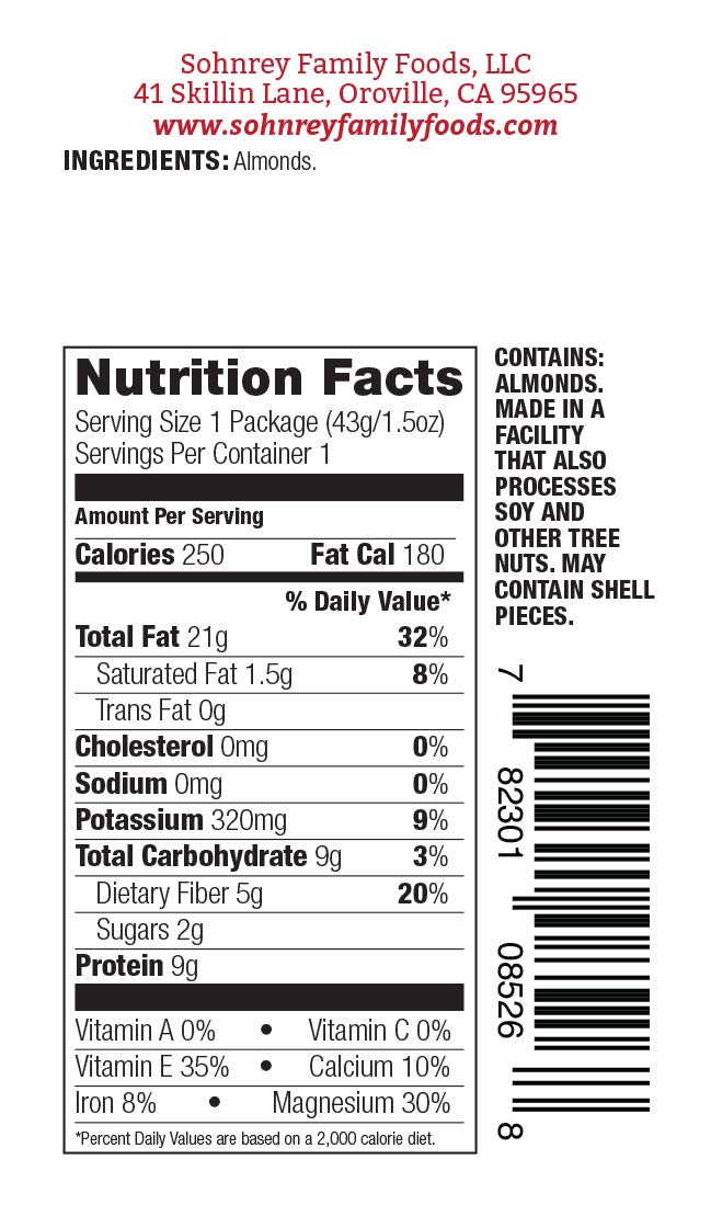 Bold and Spicy Flavored Snack Almonds 1.5 oz Variety Pack by Sohnrey Family Foods (20-Pack)